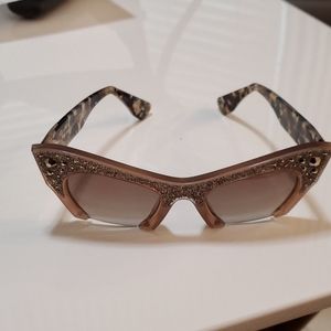 Miu Miu Rasoir Rock Cat Eye Sunglasses